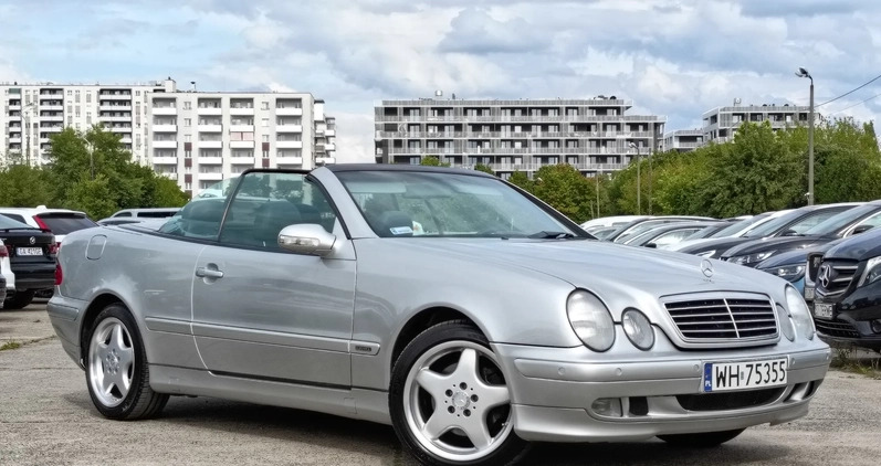 Mercedes-Benz CLK cena 24900 przebieg: 223000, rok produkcji 2000 z Warszawa małe 379